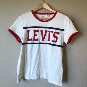 EUC! LEVI’S RINGER TEE